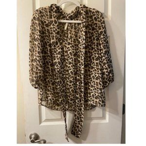 Chic Leopard Women's Blouse, DNA Couture